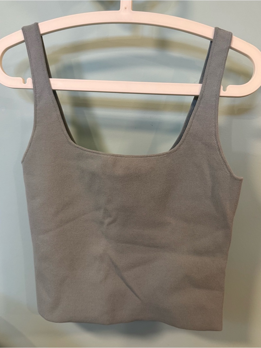 Vince Light Blue Knit Tank